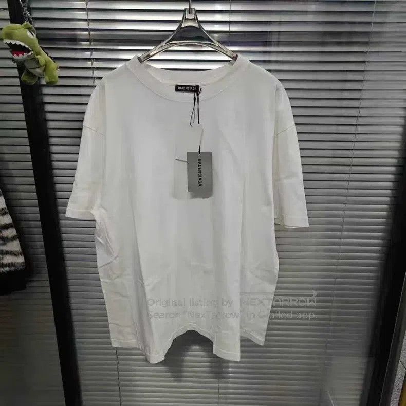 Balenciaga Balenciaga Back Logo Short Sleeve Size US L / EU 52-54 / 3 - 3 Thumbnail