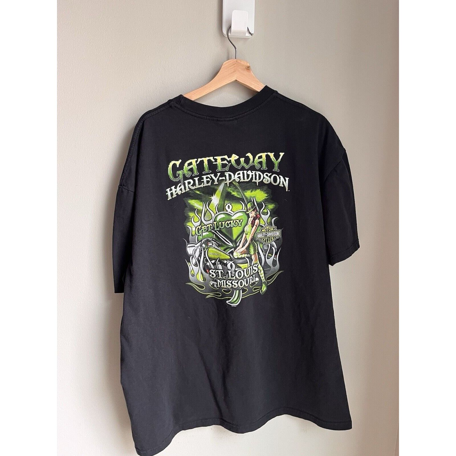 Harley Davidson VINTAGE STYLE HARLEY DAVIDSON MISSOURI LEPRECHAUN TEE 2XL Size US XXL / EU 58 / 5 - 3 Thumbnail