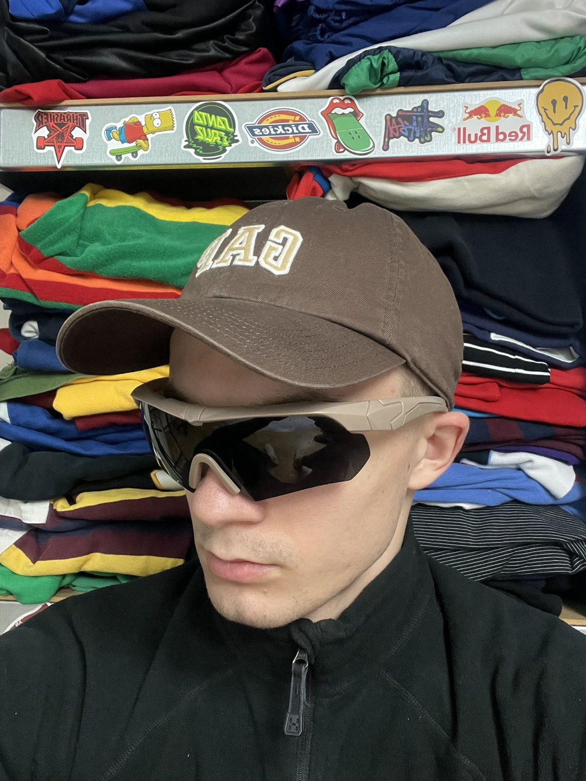 Gap Gap Faded Cotton Brown Cap Hat Hype Streetwear Y2k Rare Size ONE SIZE - 10 Thumbnail