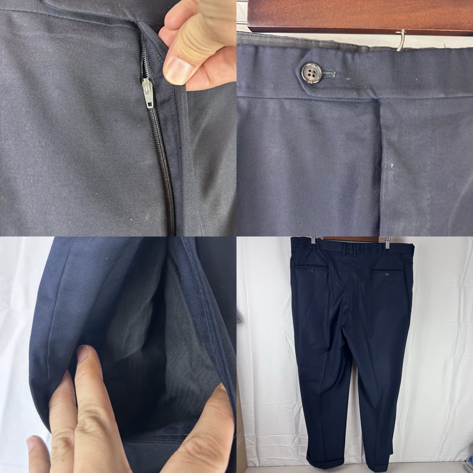 Brooks Brothers Brooks Brothers Golden Fleece Loro Piana Super 160s Wool Pants Blue Mens 40 x 29 Pants Jeans/Slacks (Pre-owned Good) Size US 40 / EU 56 - 8 Thumbnail