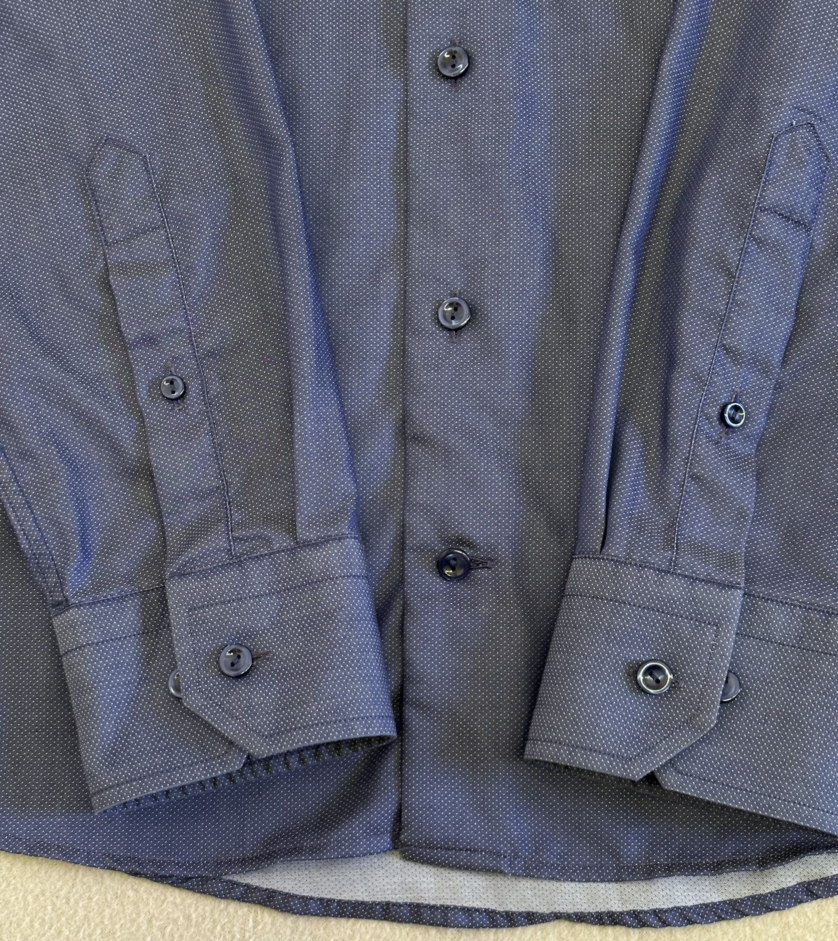 Eton Eton slim navy blue shirt size 39 15 1/2 Size US M / EU 48-50 / 2 - 7 Thumbnail