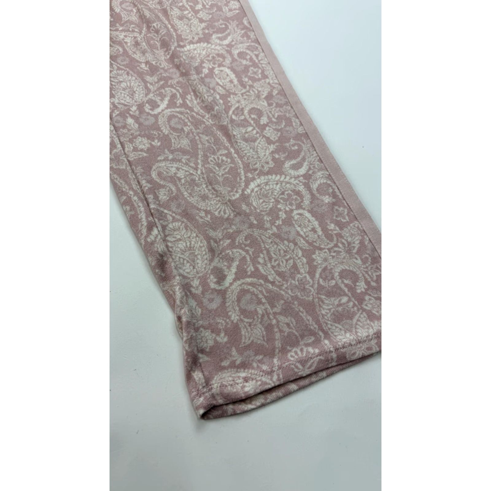 Lucky Brand Lucky Brand Pajama Set Womens 2XL Pink Paisley Lounge Shirt Pants Soft Sleepwear Size XXL / US 16-18 / IT 52-54 - 3 Thumbnail