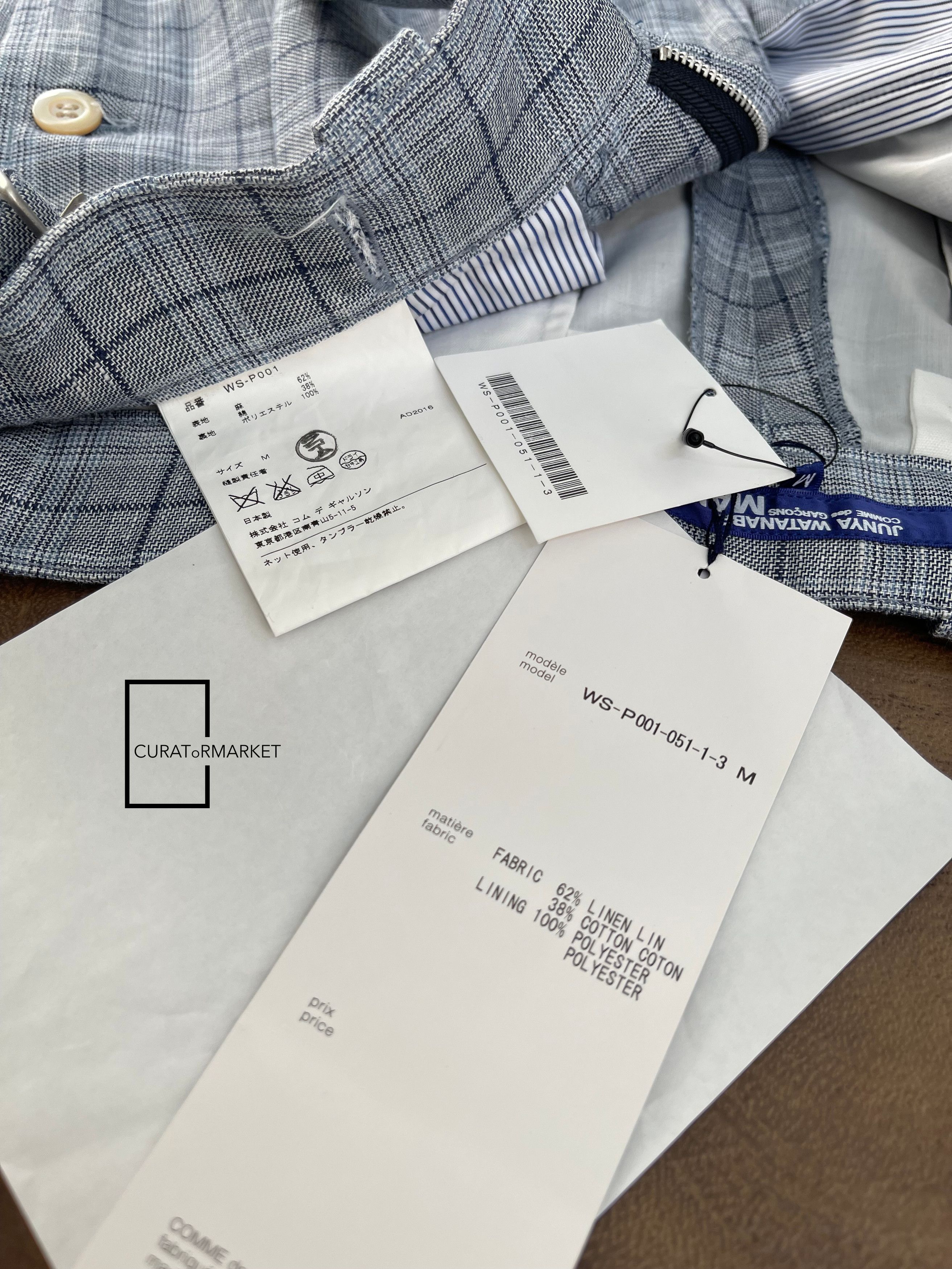 Junya Watanabe Sz M RARE Runway Linen Gingham Hidden Buckle Shorts SS17 Size US 30 / EU 46 - 8 Thumbnail