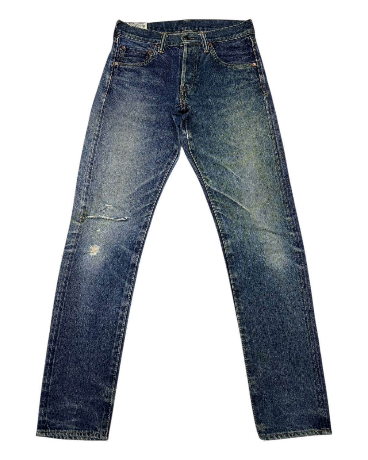 Studio D'Artisan STUDIO D'ARTISAN SELVEDGE DISTRESSED DENIM JEANS Size US 28 / EU 44 - 10 Thumbnail
