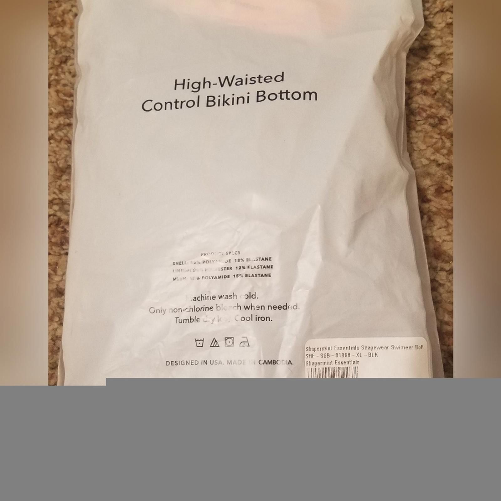 Other NWT High-Waisted Control Bikini Bottom - Black Size XL Size ONE SIZE - 2 Thumbnail