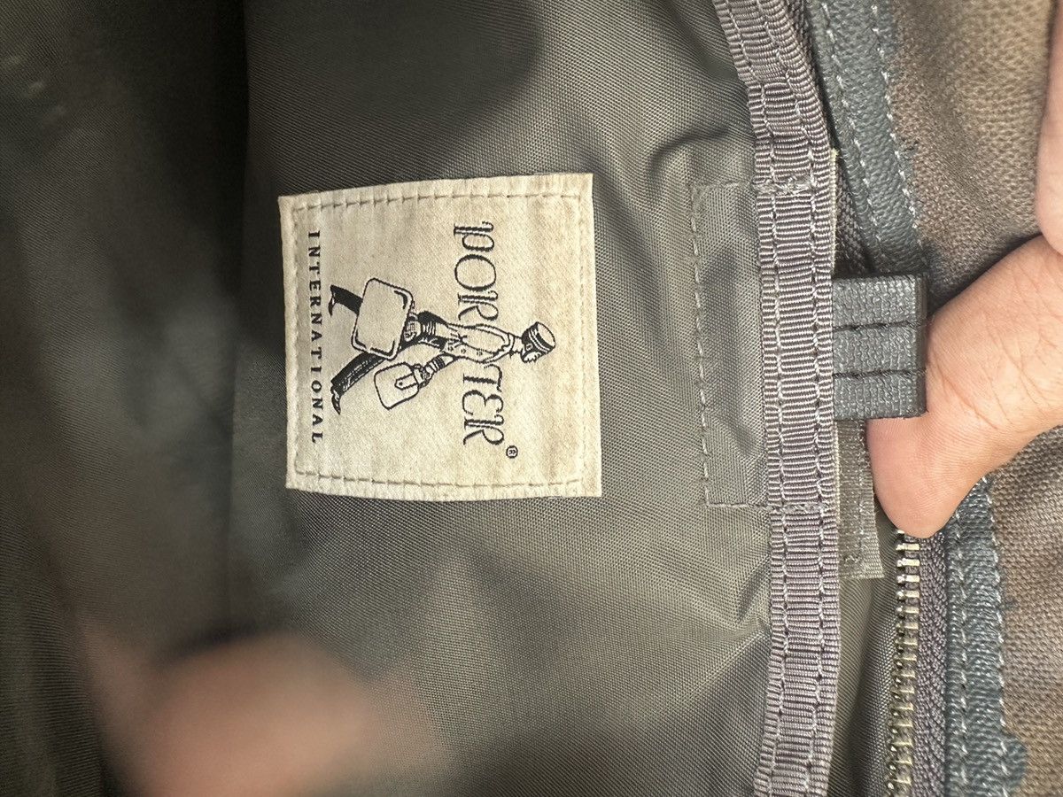 Porter 🔥🔥🔥Vintage Distressed Canvas Porter International Sling Bag Size ONE SIZE - 8 Thumbnail