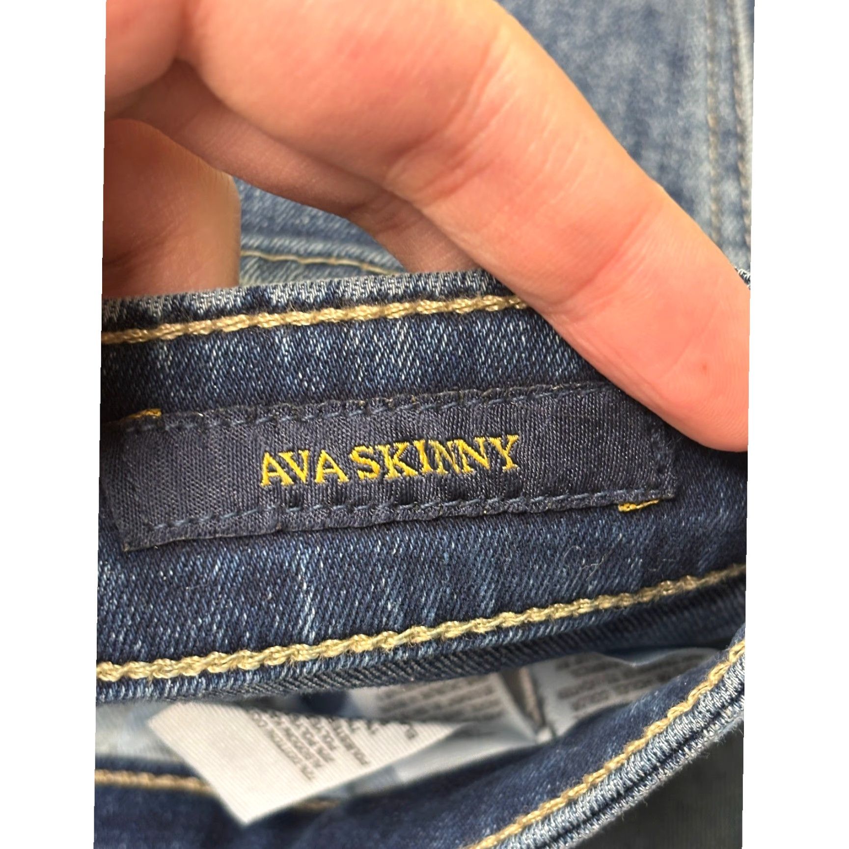 Lucky Brand Lucky Brand Jeans Women Skinny Blue Wash 26 2 Ava Stretch Denim Inseam 29 Size 26" / US 2 / IT 38 - 6 Thumbnail