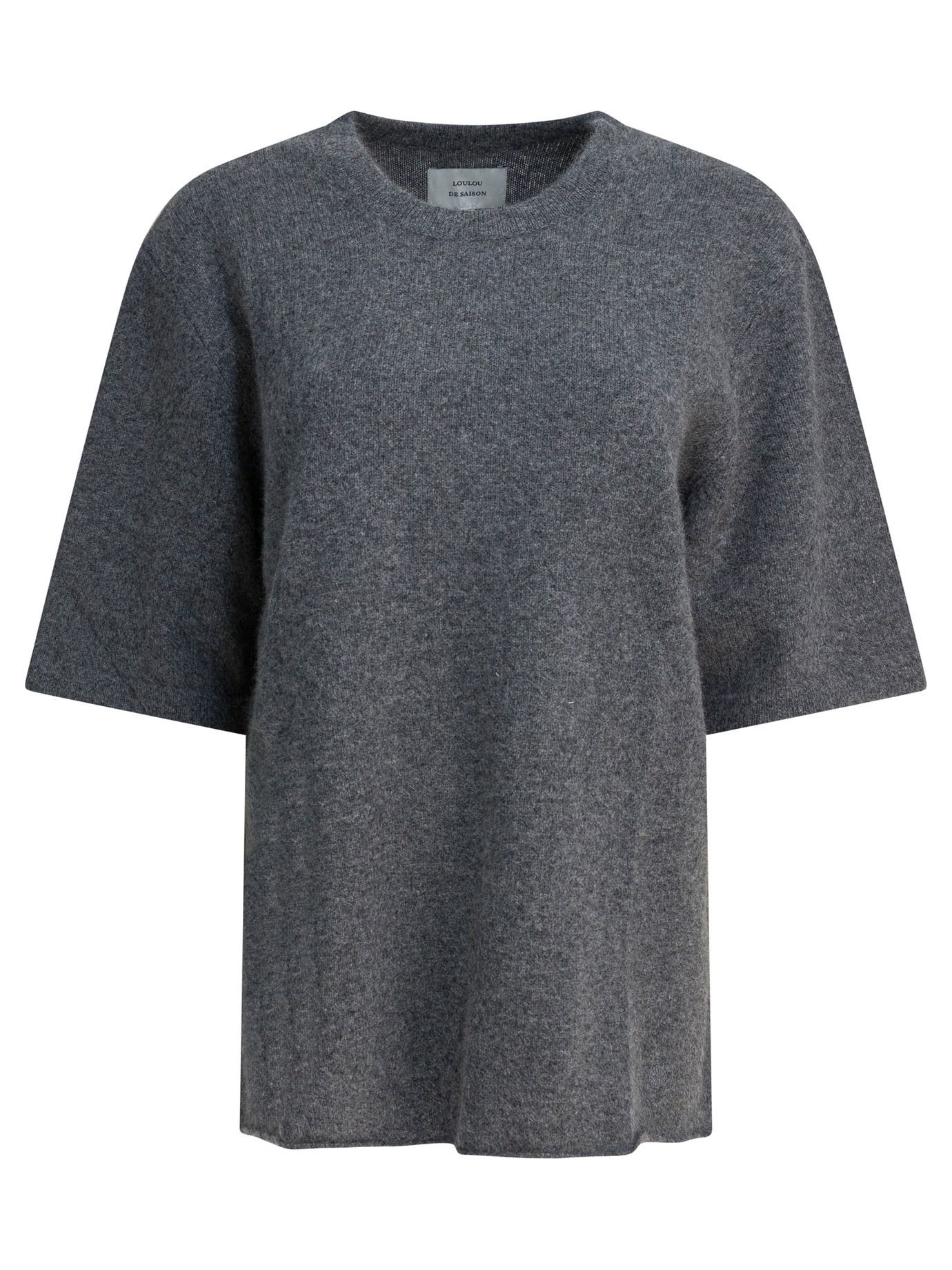 Loulou de Saison Loulou De Saison Raven Crewneck Sweater In Wool Blend tag size S Women - USA Duties Paid Size S / US 4 / IT 40 - 1 Thumbnail