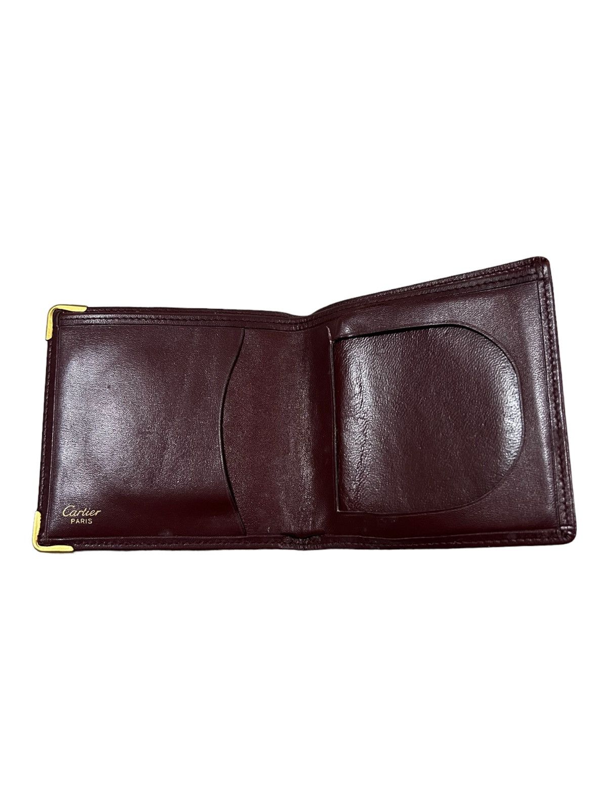 Cartier OG Cartier Mastrin Bordeux Leather Calf Skin BiFold Wallet Size ONE SIZE - 6 Thumbnail