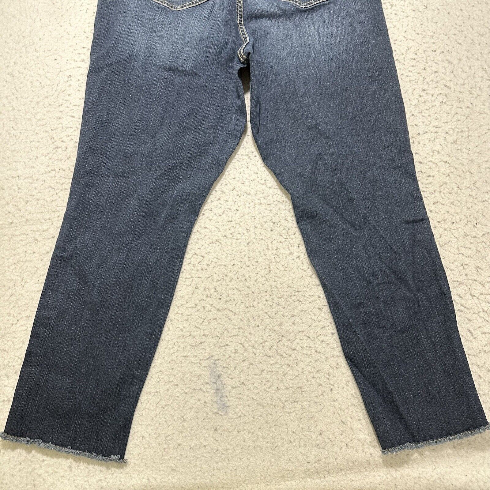 Other Torrid Denim 16 Skinny Leg Jean Navy Blue Distress Mid Rise Size 38" / US 16 / IT 52 - 9 Thumbnail