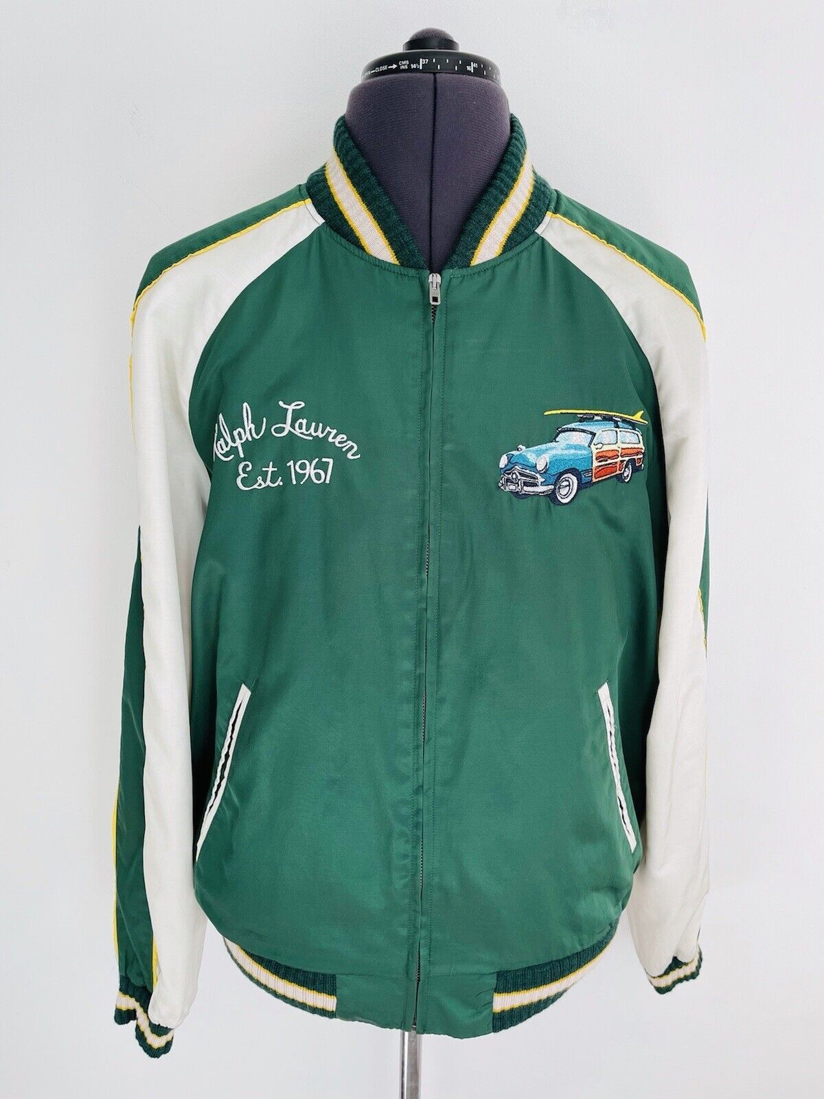 Polo Ralph Lauren Polo Ralph Lauren Satin Hawaii Bomber Jacket Green Size XL Size US XL / EU 56 / 4 - 11 Thumbnail