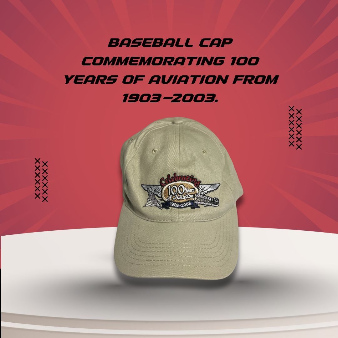 Other 100 Years Of Aviation Commemorative Baseball Cap Beige Adjus Size ONE SIZE - 1 Thumbnail
