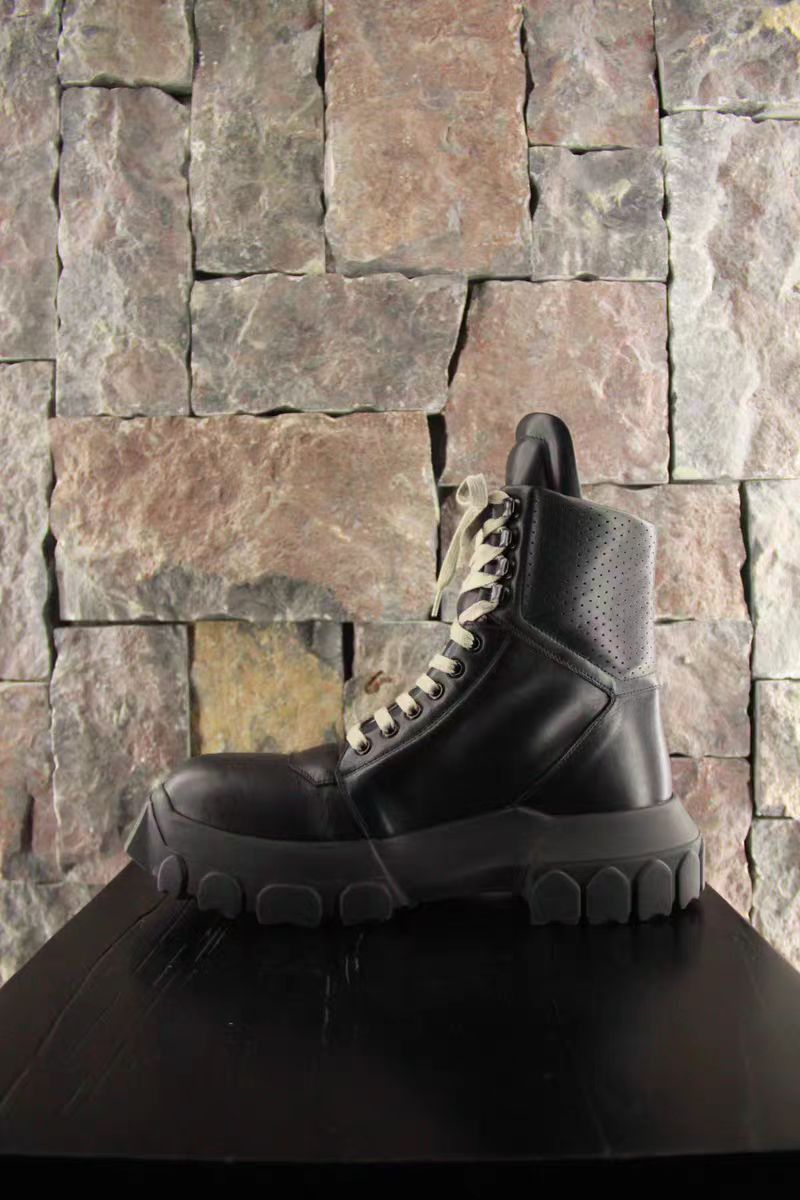 Rick Owens Rick Owens Men's Black Sleeve Chelsea Boots Size US 7 / EU 40 - 5 Thumbnail