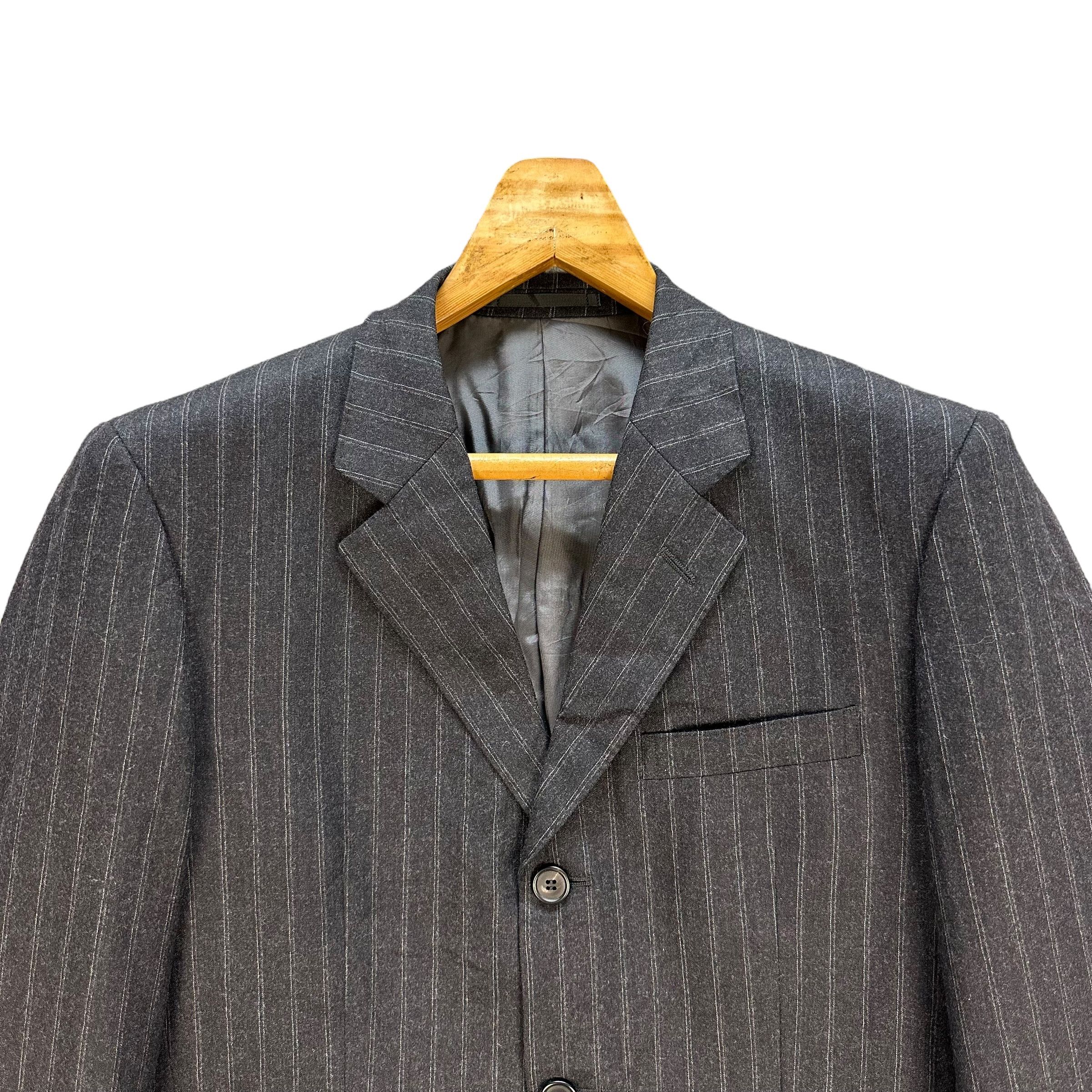Margaret Howell MARGARET HOWELL Striped Suit Jacket Wool Blazer #A60-1374 Size US M / EU 48-50 / 2 - 2 Thumbnail