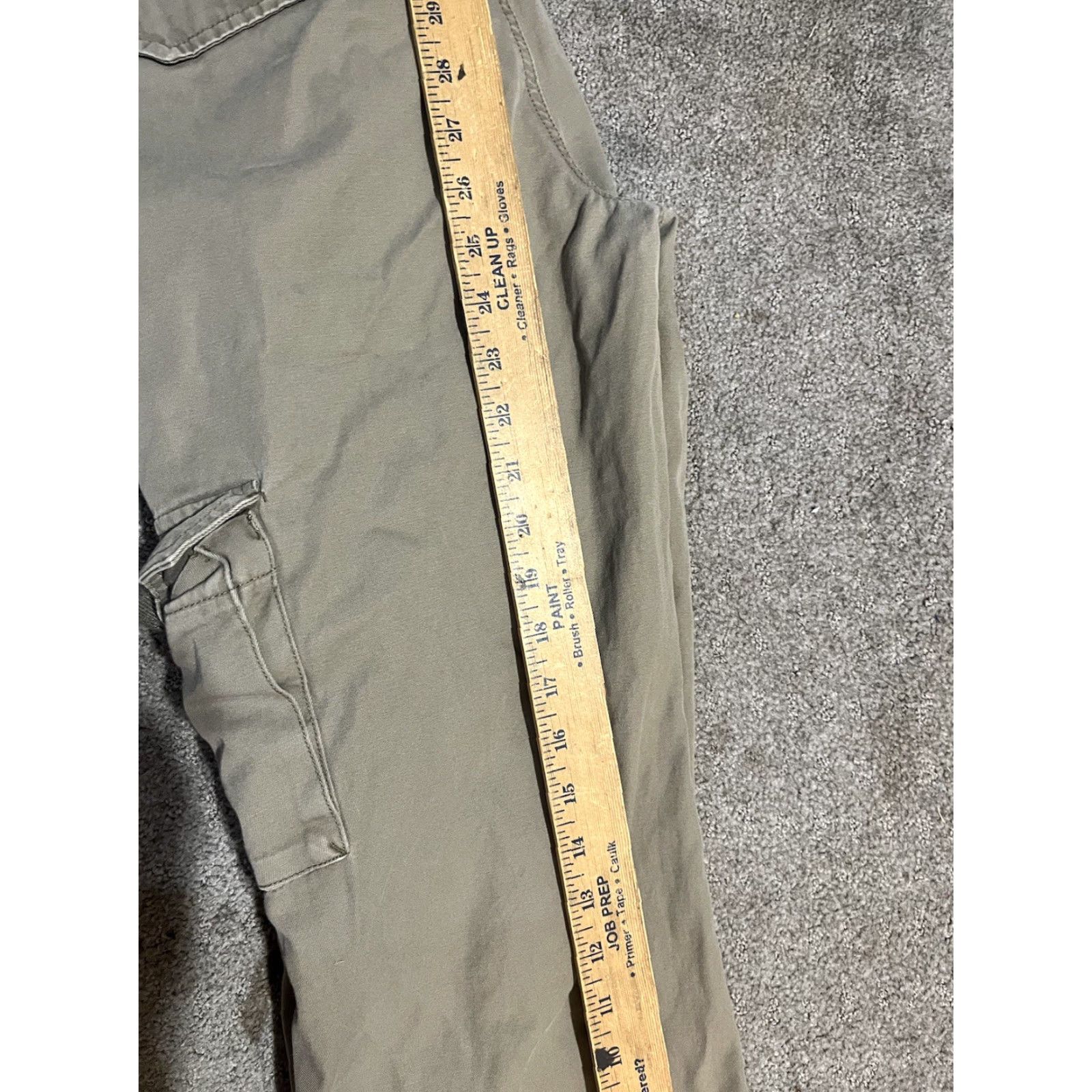 Dickies Dickies Beige Relaxed Fit Cargo Work Pants Women Size 8 Inseam 26 Hemmed Cargo Pants Size 30" / US 8 / IT 44 - 6 Thumbnail