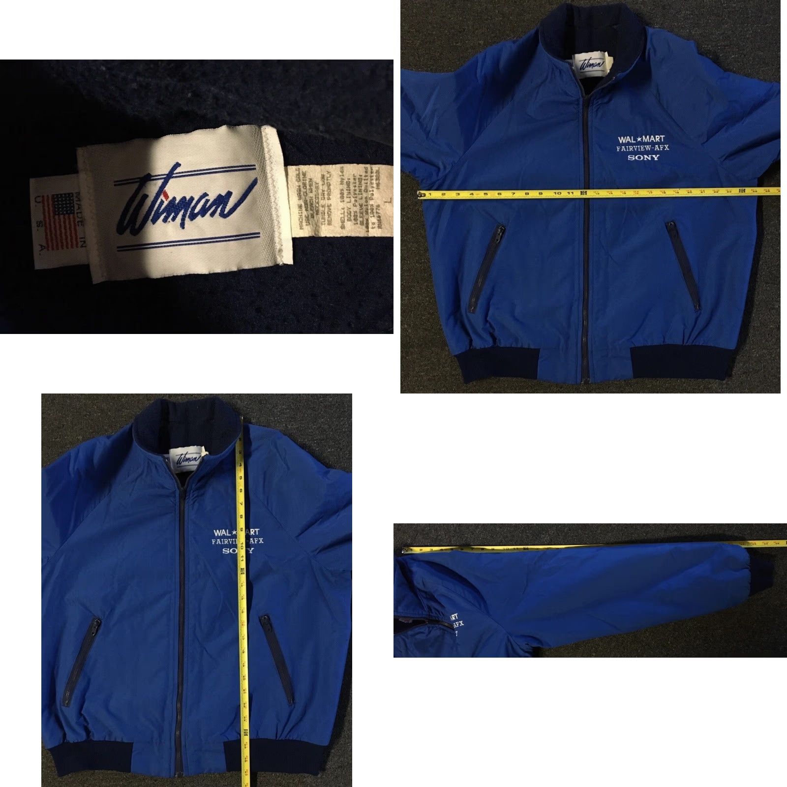 Sony Vtg 80s Sony Walmart Promo Jacket L Talon Zip Camera Video Game Software Grunge Size US L / EU 52-54 / 3 - 10 Thumbnail