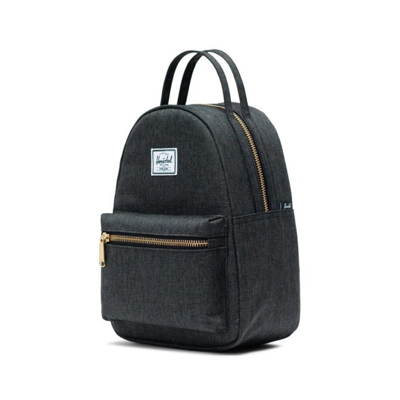 Herschel Supply Co. HERSCHEL NOVA MINI BACKPACK Black with Gold Hardware PERFECT Size ONE SIZE - 2 Thumbnail