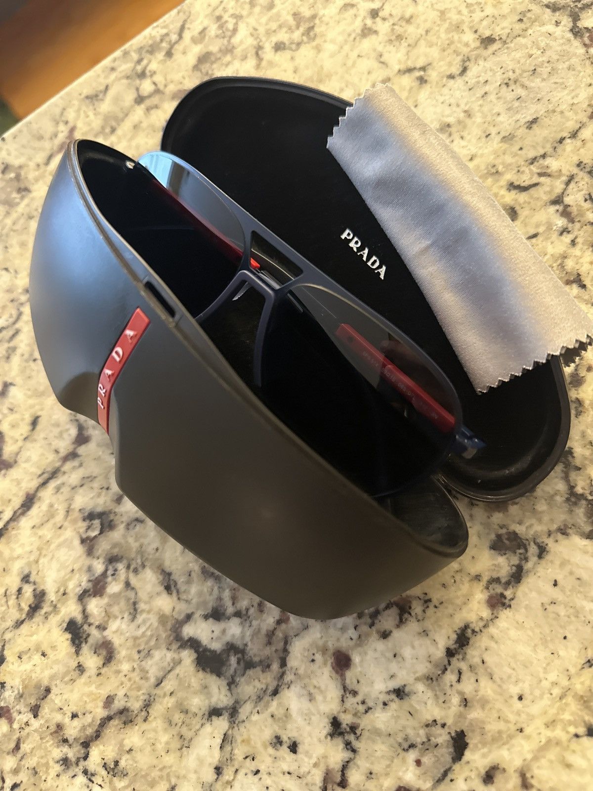 Prada Prada Linea Rossa Sunglasses Size ONE SIZE - 1 Thumbnail