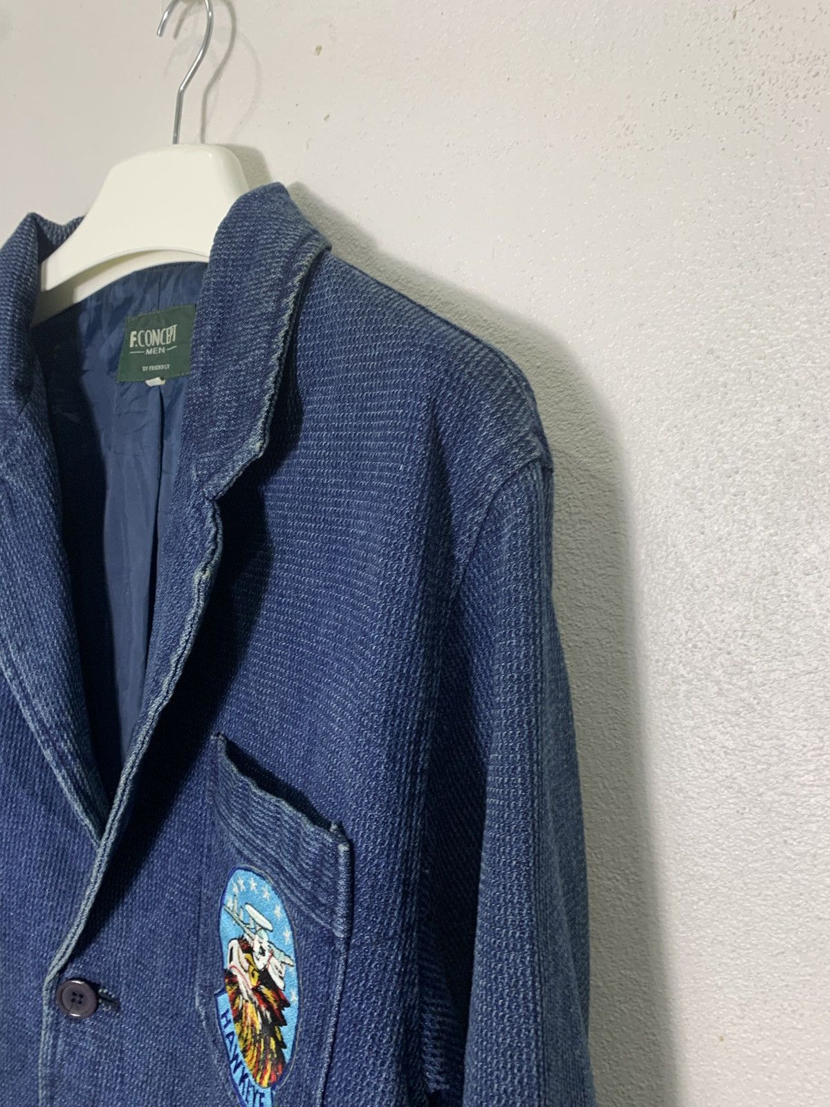 CNCPTS × Japanese Brand × Vintage Vintage F.Concept Men Chore Jacket Size US M / EU 48-50 / 2 - 7 Thumbnail
