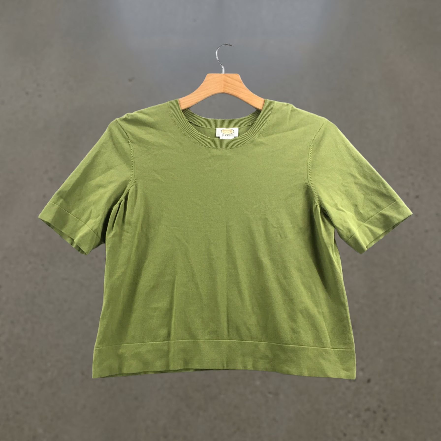Talbots Talbots Short Sleeve Tee Shirt Womens 2X Solid Green Crew Neck Pullover Casual Size XXL / US 16-18 / IT 52-54 - 1 Thumbnail
