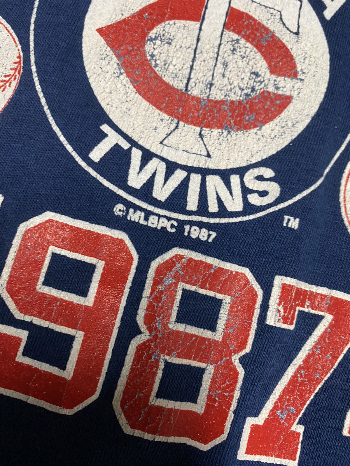 MLB × Vintage Crazy Vintage MLB Y2K Streetwear 80’s Minnesota Twins Tee S Size US S / EU 44-46 / 1 - 3 Thumbnail