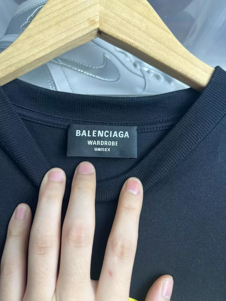 Balenciaga Balenciaga Dissolve smiley face short sleeve black Size US S / EU 44-46 / 1 - 5 Thumbnail