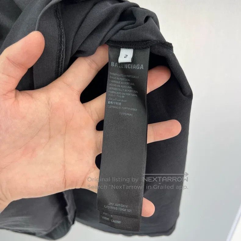 Balenciaga Balenciaga Tape 3B Patchwork Short-Sleeve Size US M / EU 48-50 / 2 - 4 Thumbnail