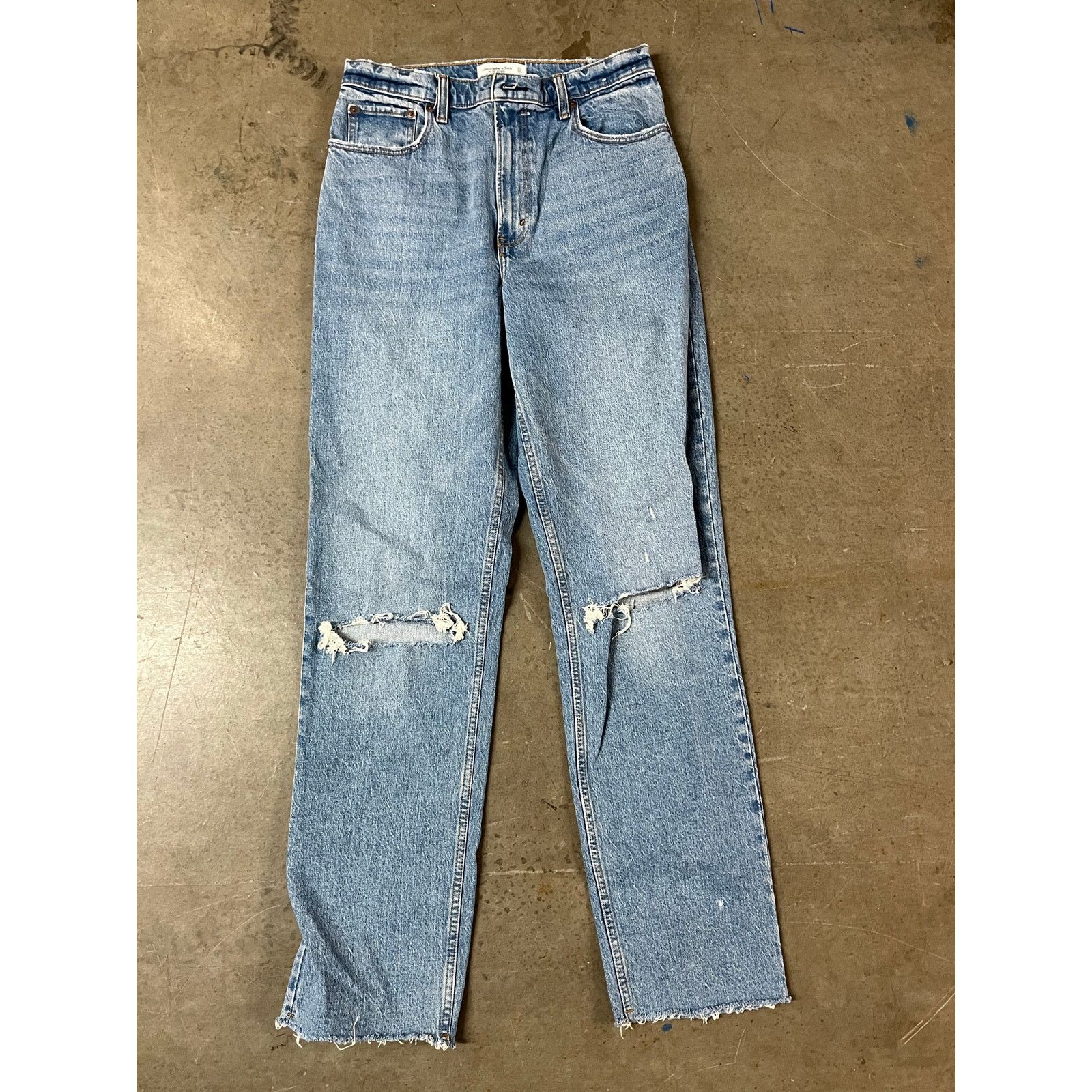 Abercrombie & Fitch Abercrombie & Fitch - The 90's Straight Ultra High Rise/ 10 Size 32" / US 10 / IT 46 - 3 Thumbnail