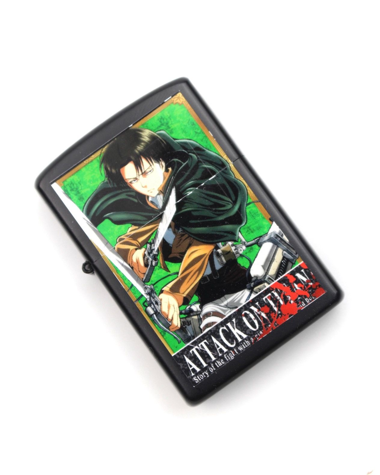 Hysteric Glamour 2000S ATTACK ON TITAN — LEVI ACKERMAN MATTE BLACK LIGHTER Size ONE SIZE - 3 Thumbnail