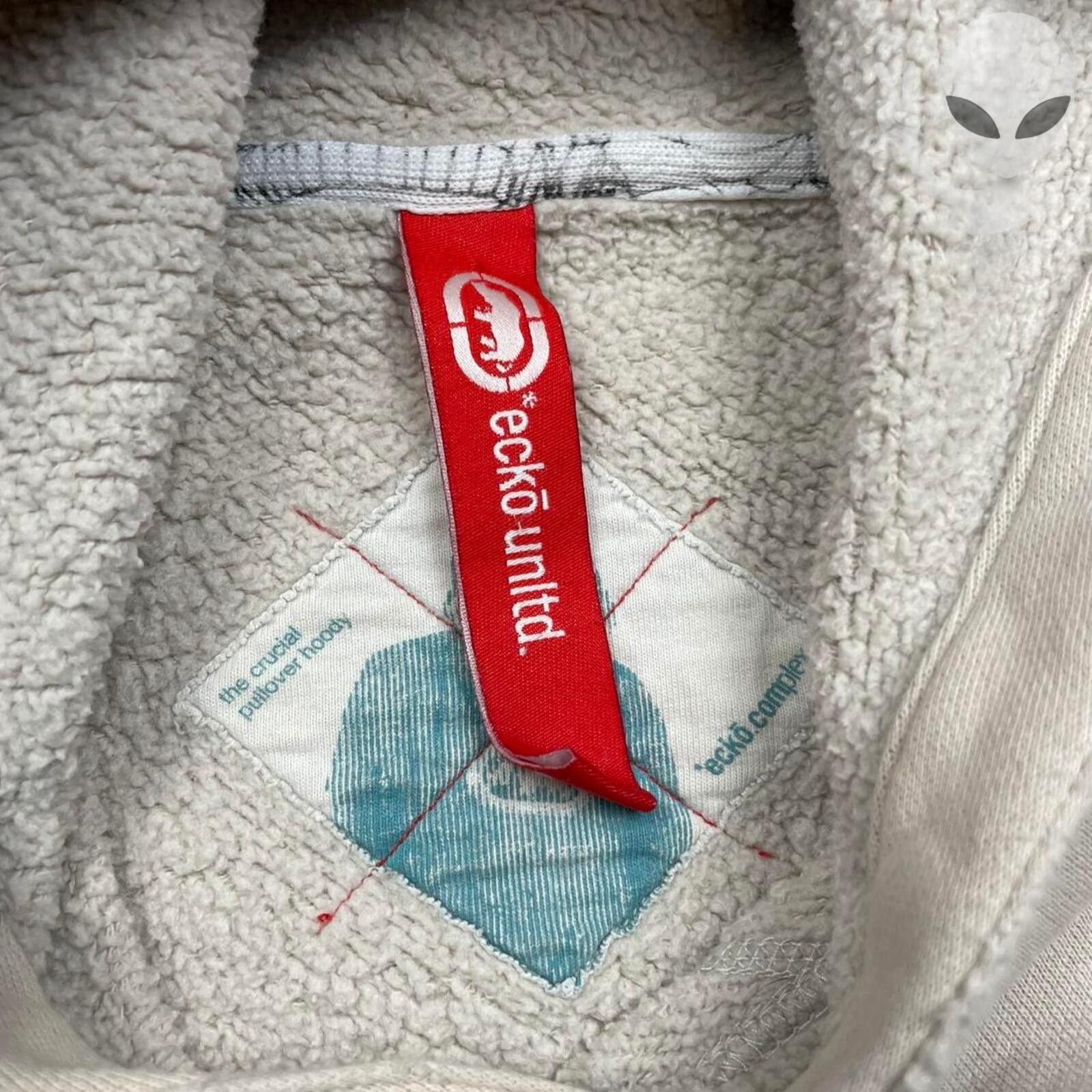 Other Ecko Unlimited Hoodie Extra Large Cream Vintage Spellout Y2K Size US XL / EU 56 / 4 - 5 Thumbnail