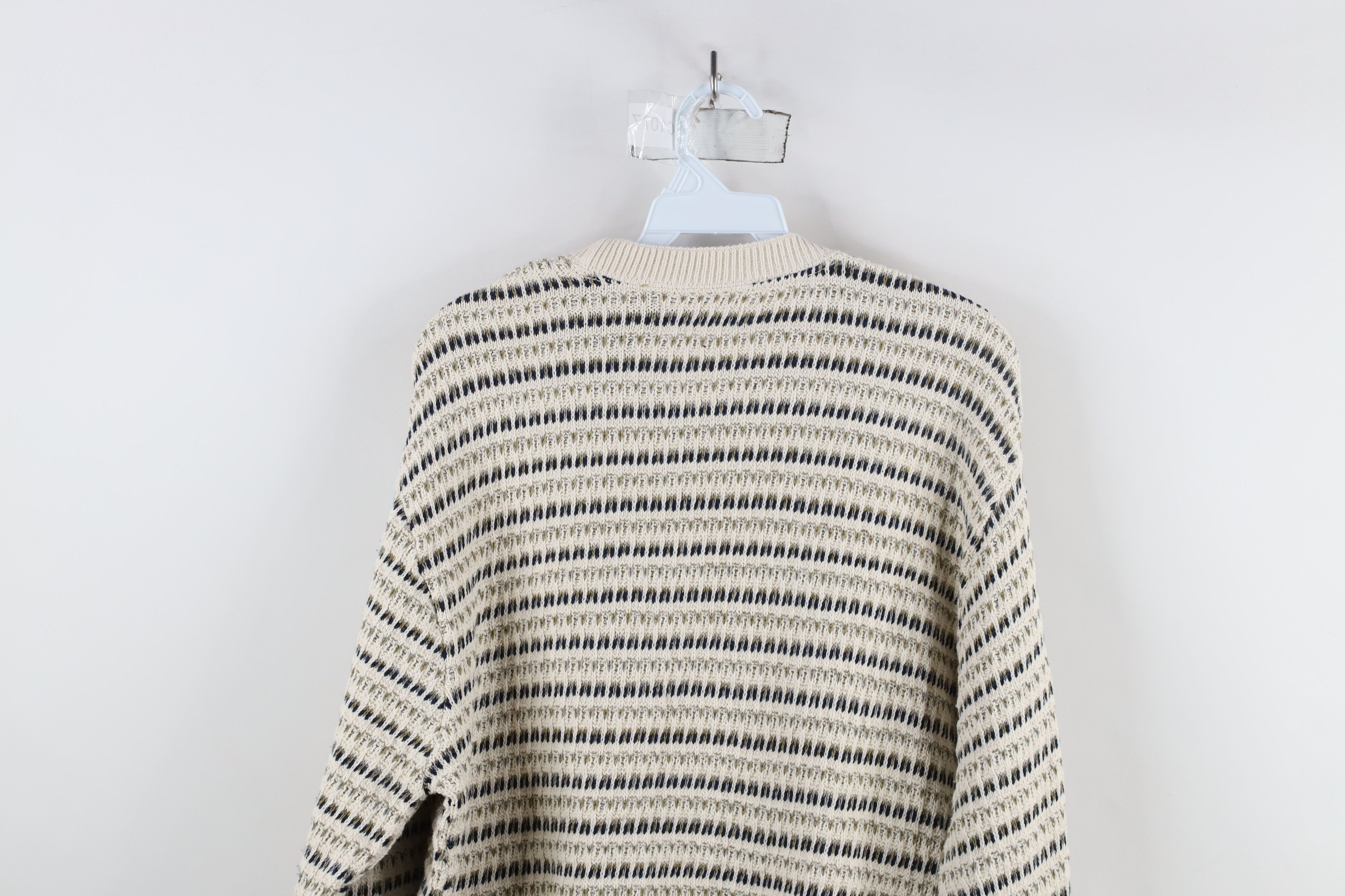 Vintage Deadstock Vintage 90s Streetwear Framed Cotton Knit Sweater Size US M / EU 48-50 / 2 - 8 Thumbnail