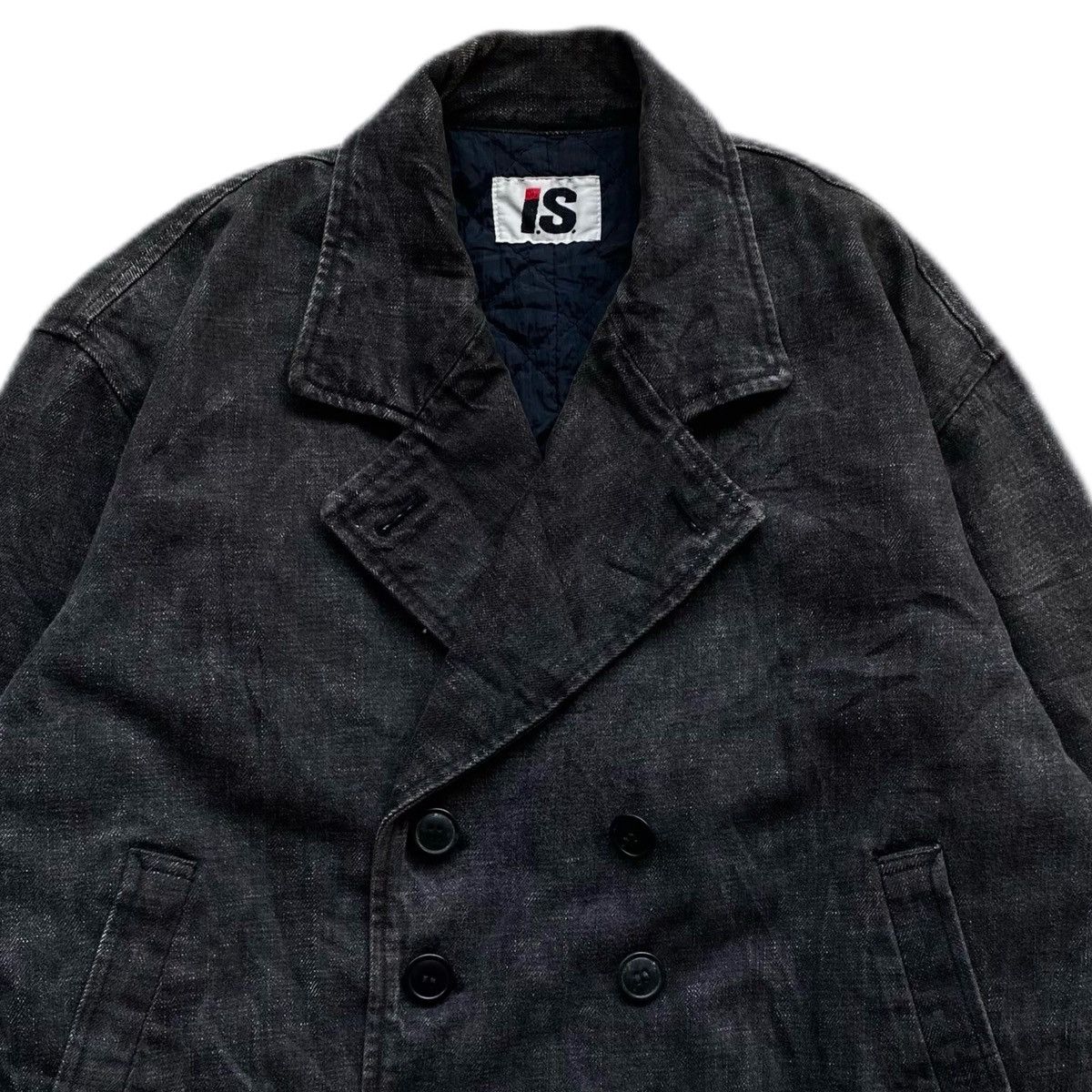 Issey Miyake 🔥Vtg 80s I.S Issey Miyake Denim Jacket Size US M / EU 48-50 / 2 - 5 Thumbnail