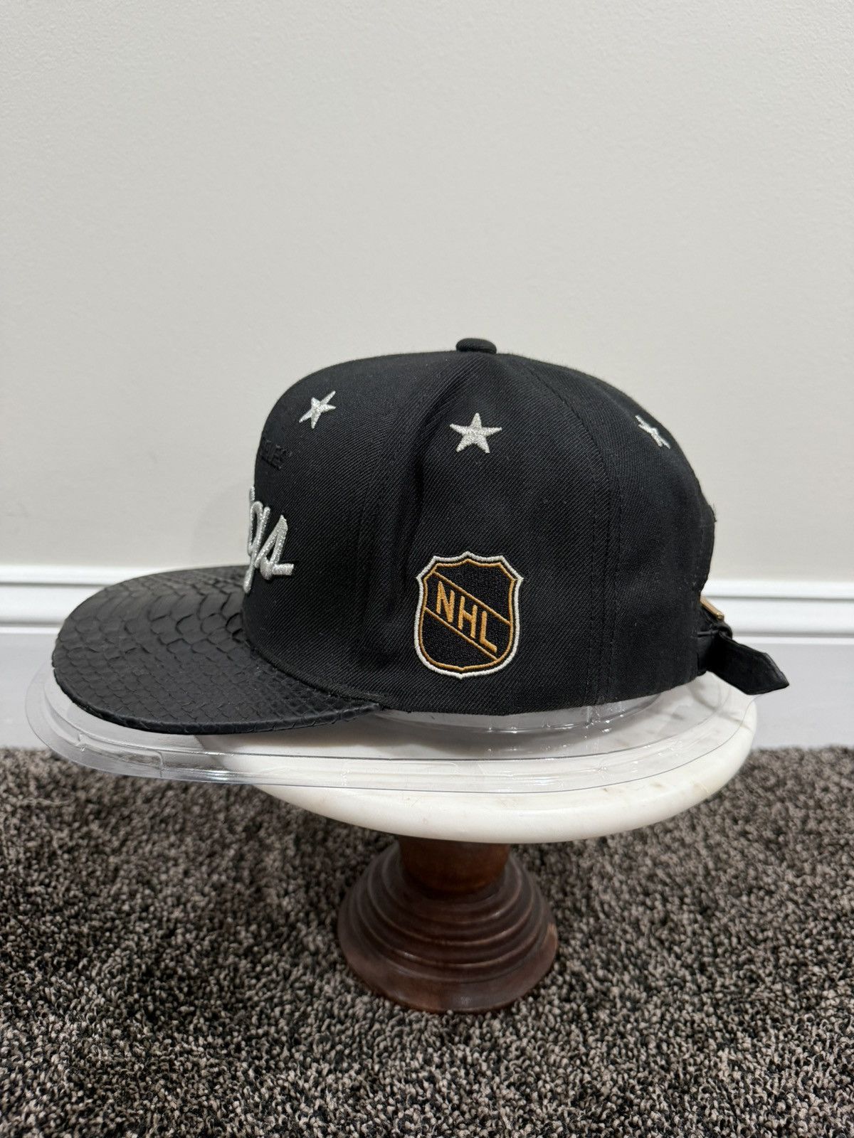 Just Don × Mitchell & Ness Just Don x Mitchell & Ness NHL Los Angeles Kings Black Hat Size ONE SIZE - 4 Thumbnail