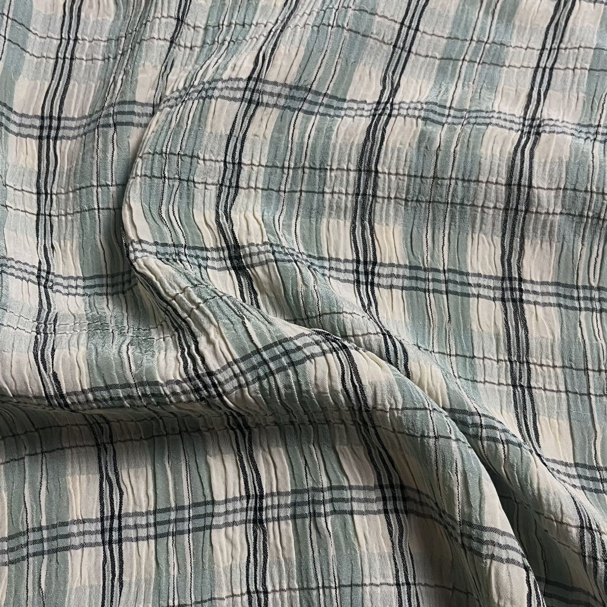 Marithe + Francois Girbaud 90s Marithe Francois Girbaud Pleats Shirt “Two Blend” Size US L / EU 52-54 / 3 - 7 Thumbnail