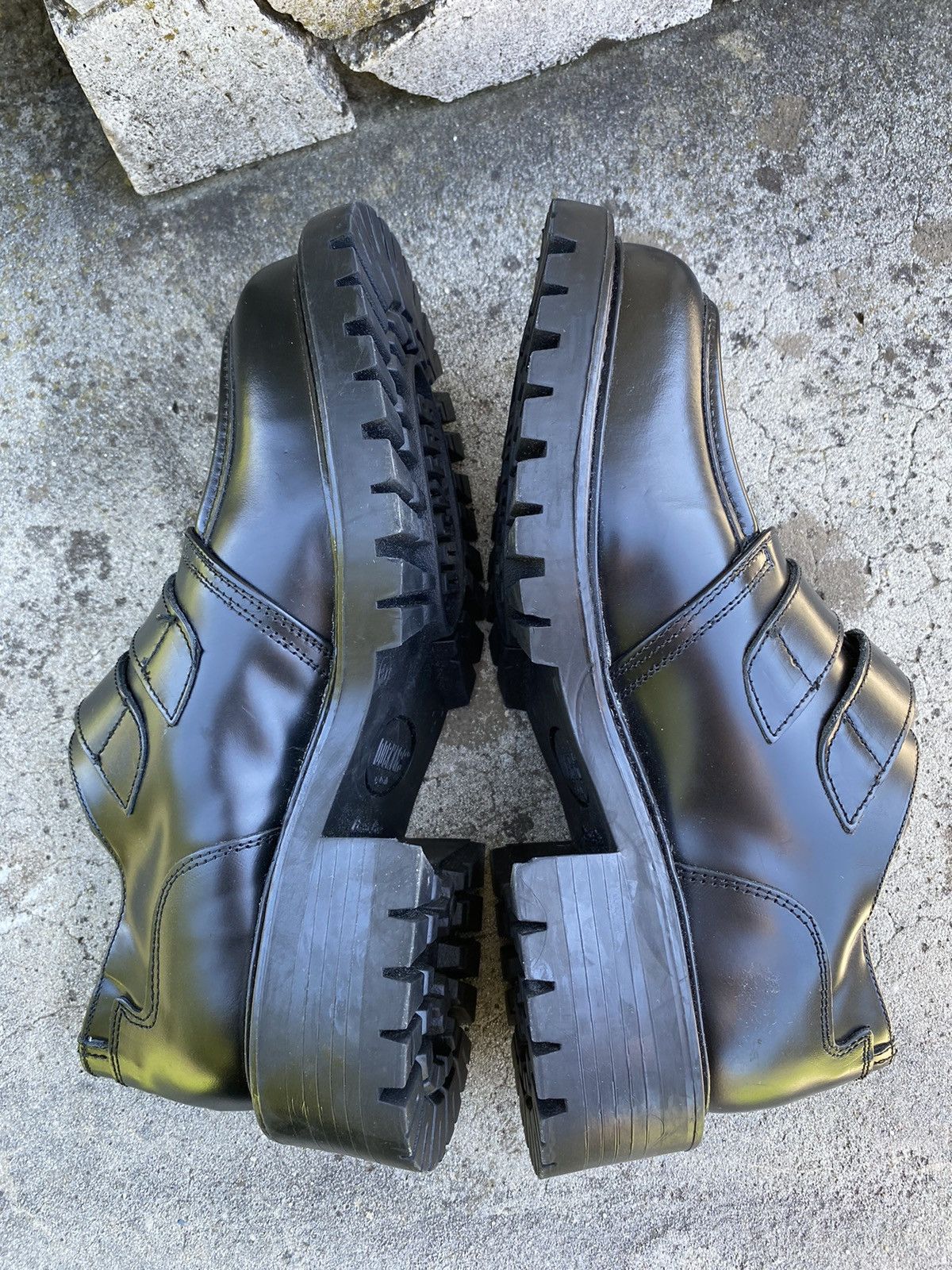Dockers × Vintage Dockers vintage Chunky Leather Shoes Goth Avan Garde Size US 8 / EU 41 - 10 Thumbnail