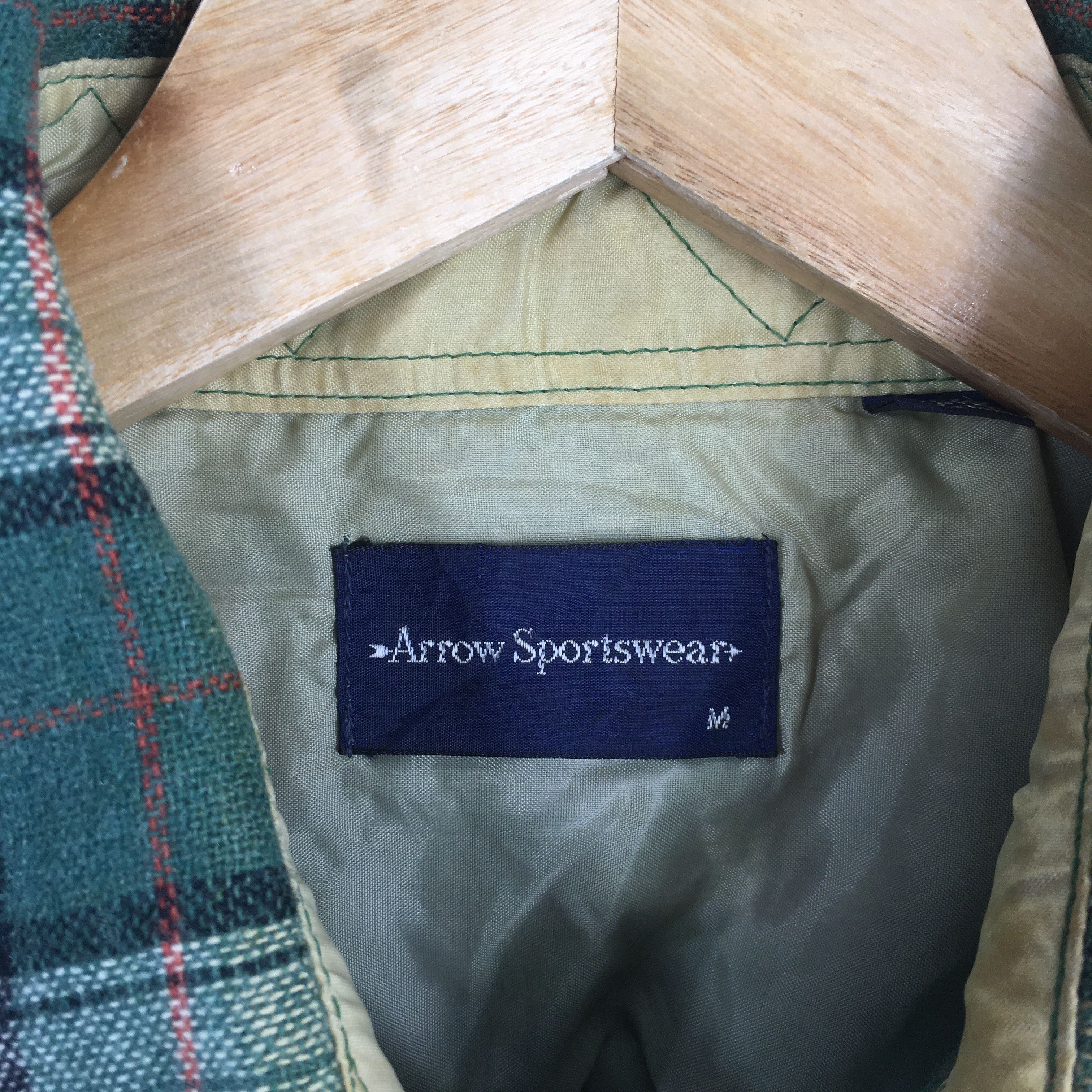 Arrow Vintage 1980'S Arrow Sportswear Checkered Flannel Medium Size US M / EU 48-50 / 2 - 5 Thumbnail
