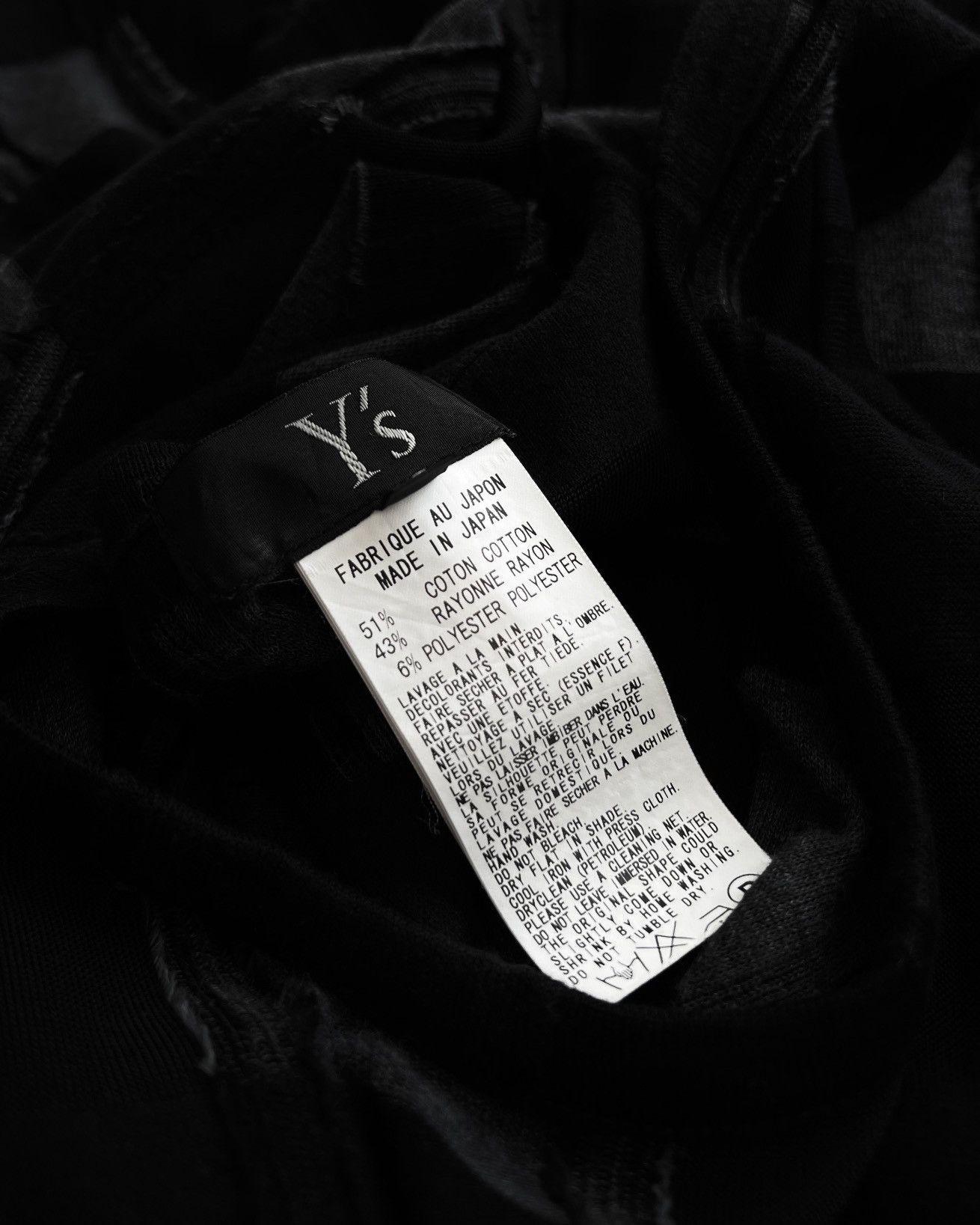 Y's × Yohji Yamamoto Y’s YOHJI YAMAMOTO TANK-TOP Size US S / EU 44-46 / 1 - 10 Thumbnail