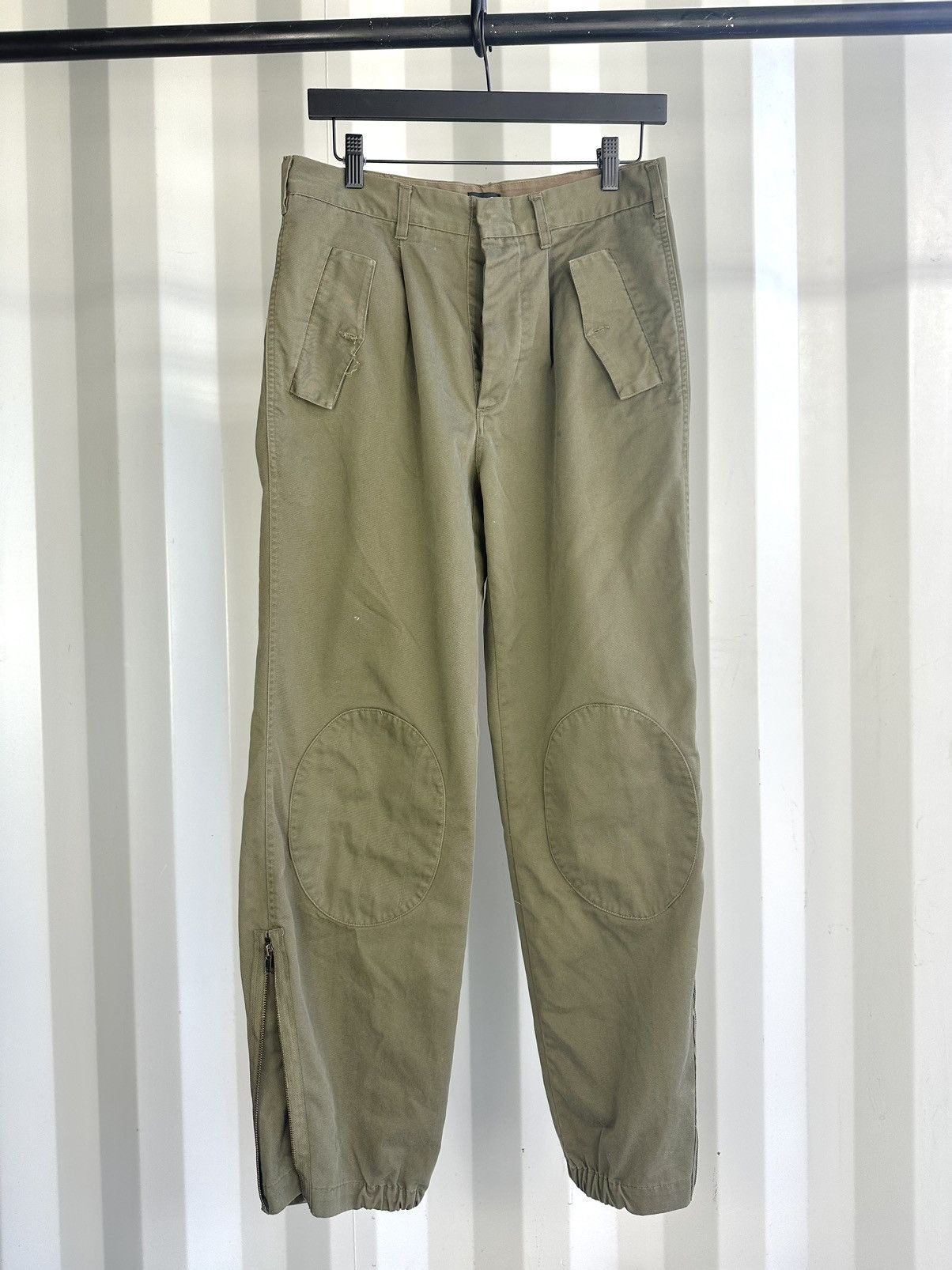 image of Dolce Gabbana x Military Artisinal Reworked French Military Pant in Green, Men's (Size 30)