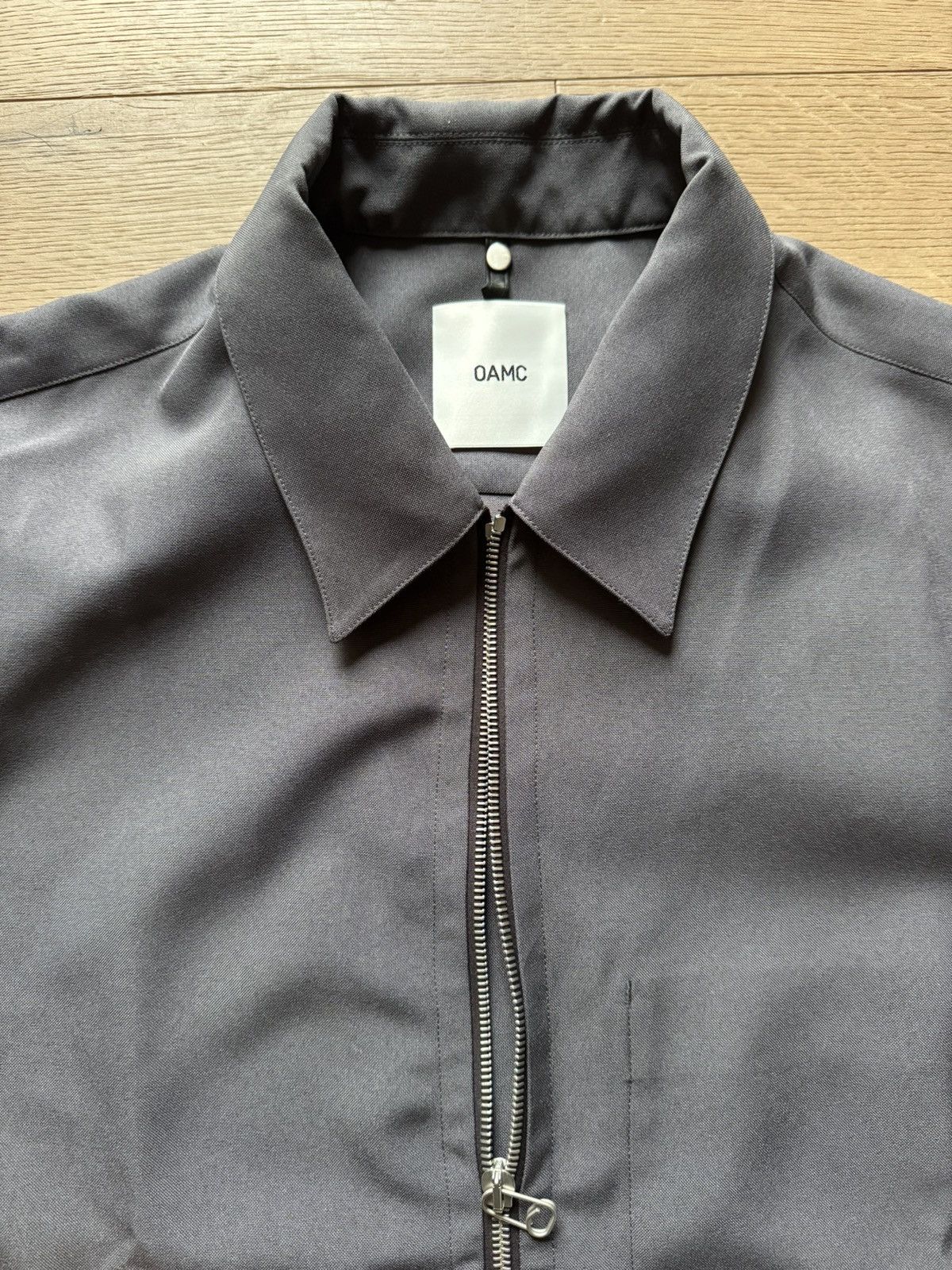 OAMC OAMC Zip-Up Overshirt — Italian-Made Minimalism Size US XL / EU 56 / 4 - 4 Thumbnail