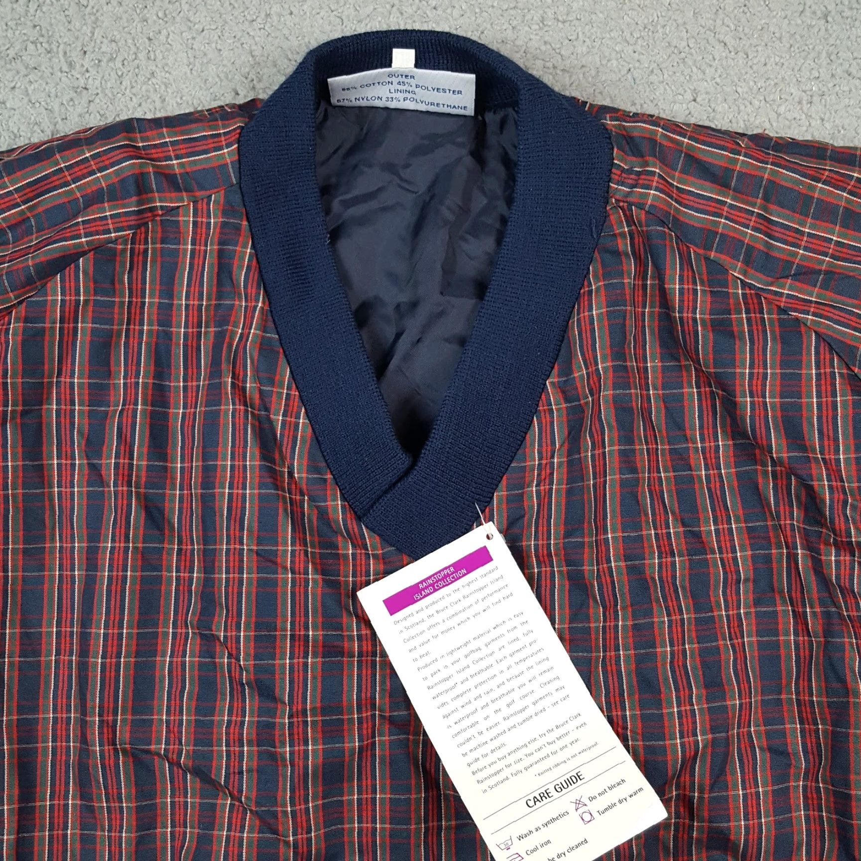 Rains VINTAGE Bruce Clark Jacket Men L Windbreaker Plaid Red Retro 90s Outdoor Preppy Scotland Rain Jacket Size US L / EU 52-54 / 3 - 2 Thumbnail
