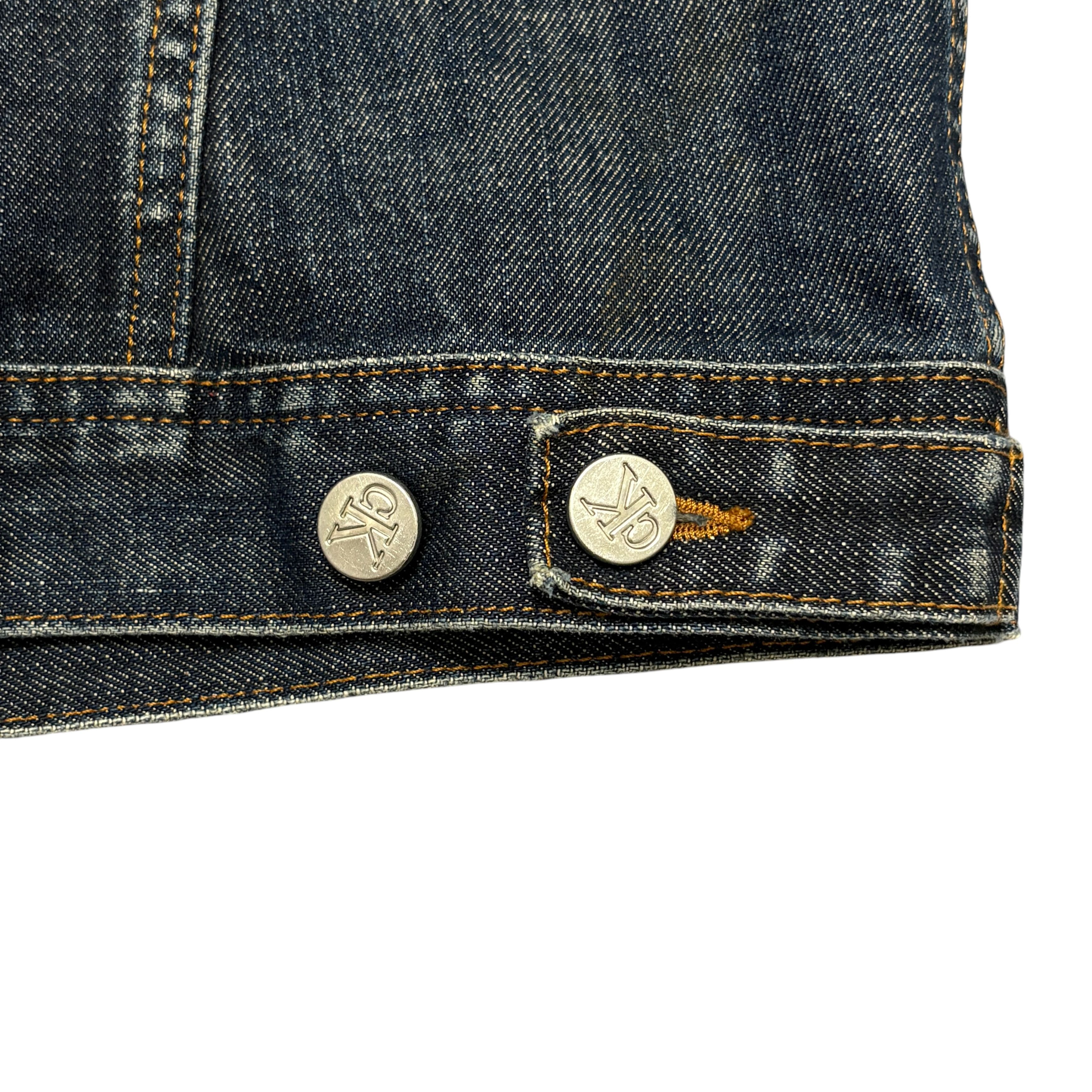 Calvin Klein Vintage Calvin Klein Jeans Y2K Womens Denim Jacket Trucker Size L / US 10 / IT 46 - 17 Thumbnail