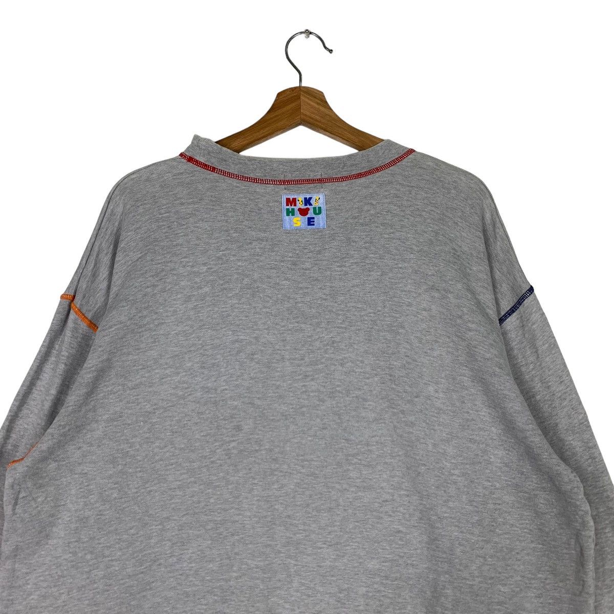 Japanese Brand 90's MIKIHOUSE Big Logo Sweater Sweatshirts #0792-C36 Size US L / EU 52-54 / 3 - 8 Thumbnail