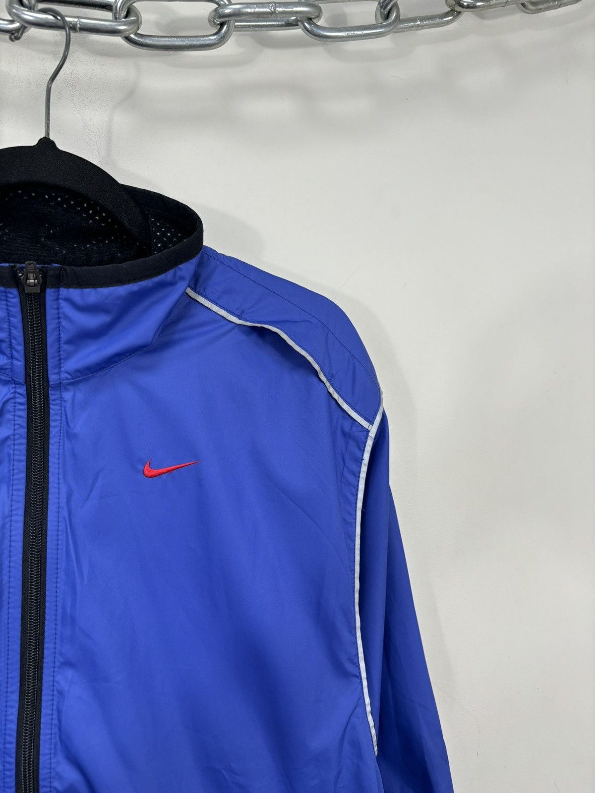 Nike Vintage Nike Y2K Clima-Fit Retro Hype Blue Track Jacket Size US M / EU 48-50 / 2 - 4 Thumbnail