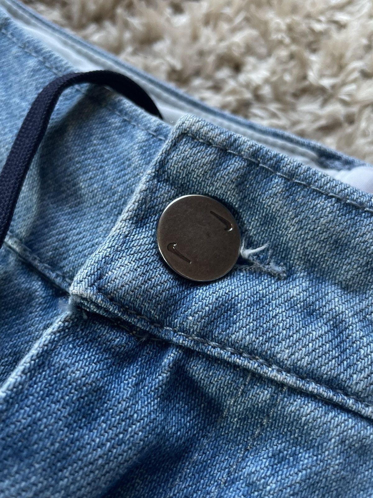 Nike × Vintage Vintage Nike SB Denim Jogger Pants Size US 30 / EU 46 - 6 Thumbnail