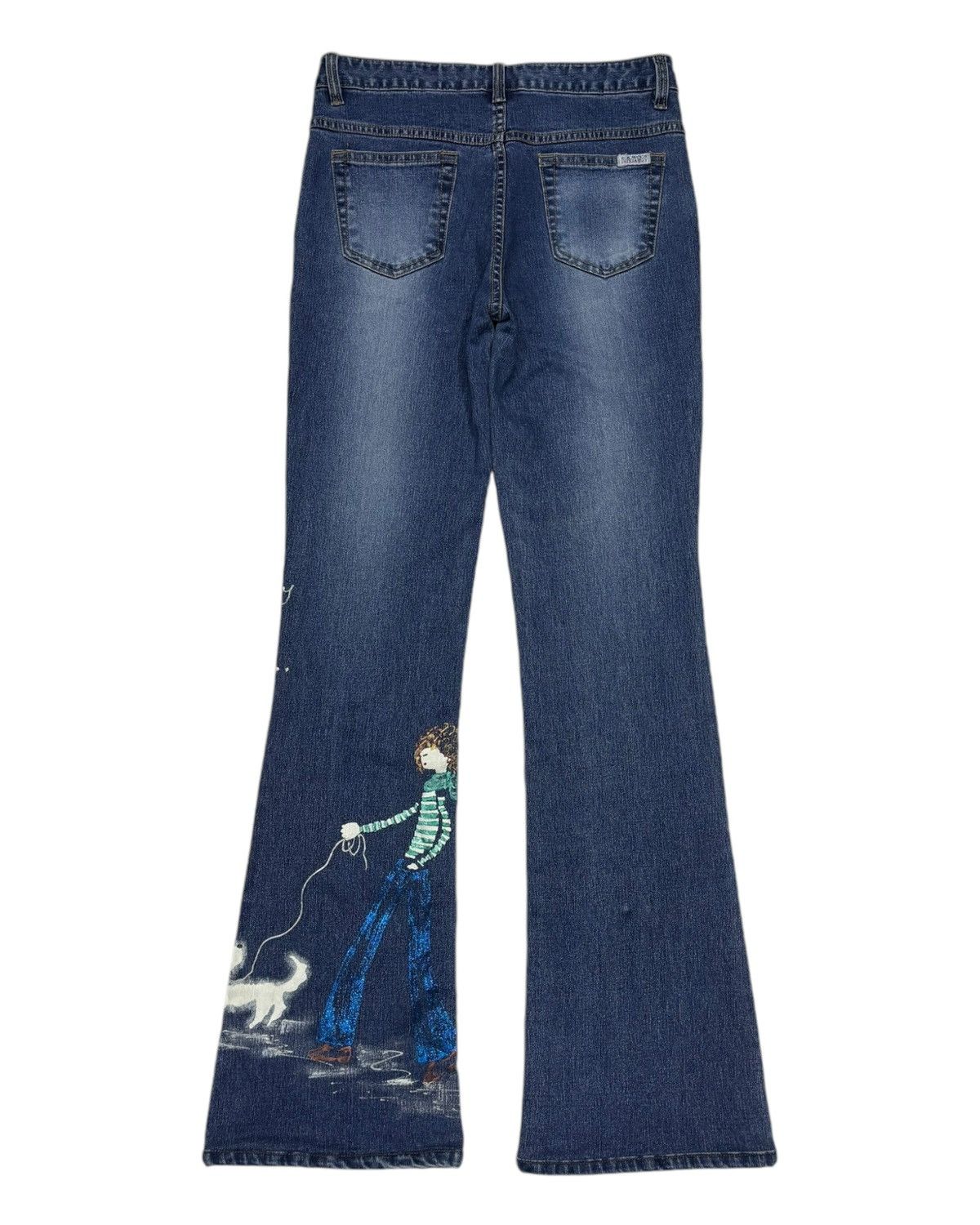 Yohji Yamamoto Vintage Flared Bootcut Jeans Yohji Yamamoto Style Size 27" / US 4 / IT 40 - 8 Thumbnail