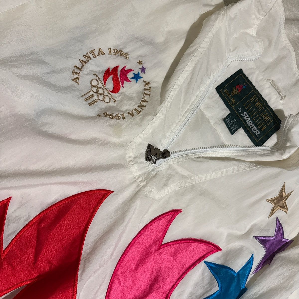 Starter Jacket Vintage Rare Olympic Games 1996 Atlanta 1996 Size US XL / EU 56 / 4 - 2 Thumbnail