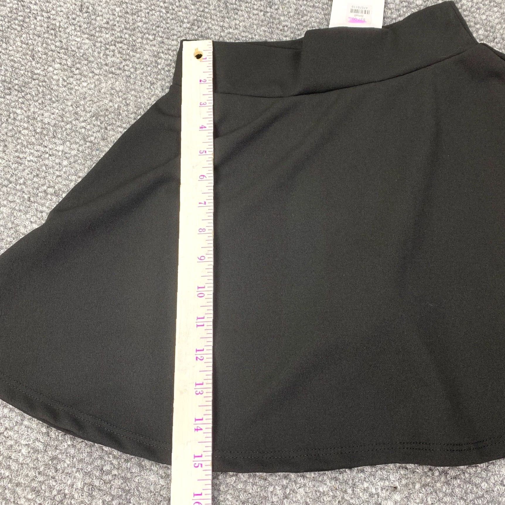 Vintage Heimish USA Womens Skort S Black Mini Stretch Built-In Shorts Sports Size 22" - 7 Thumbnail