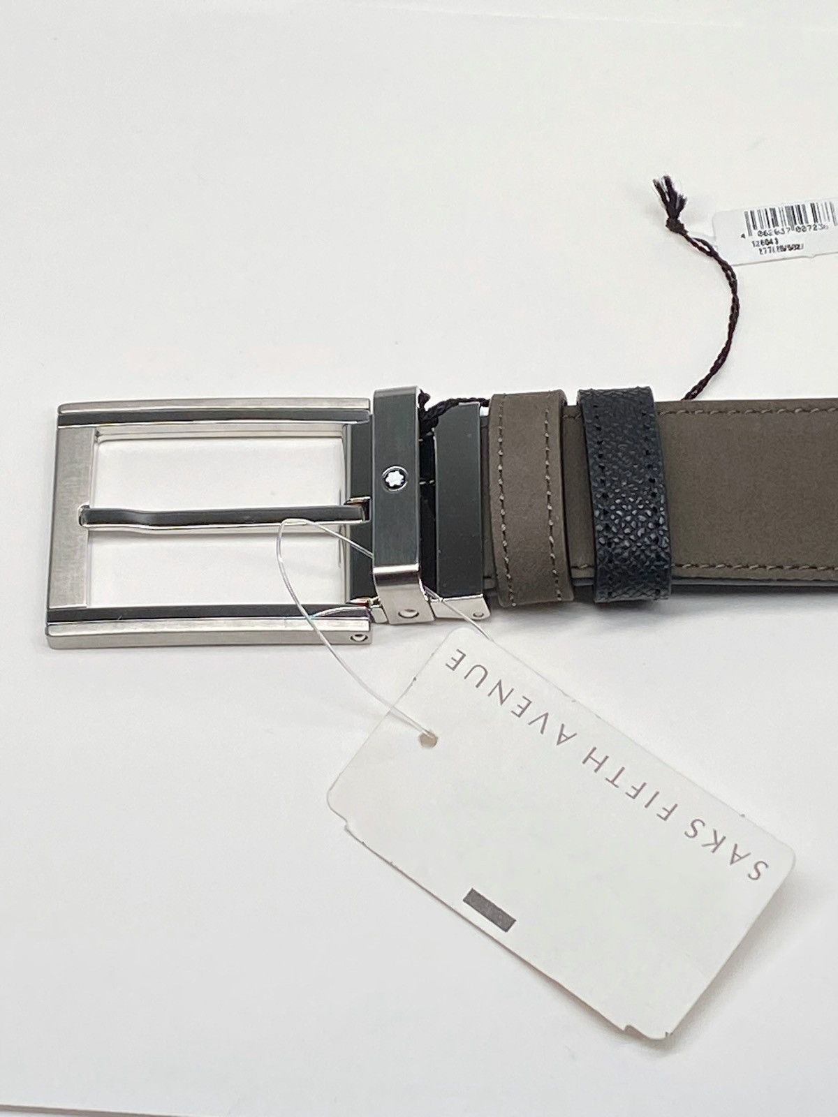 Montblanc Montblanc Trapeze Adjustable & Reversible Leather Belt Size ONE SIZE - 5 Thumbnail