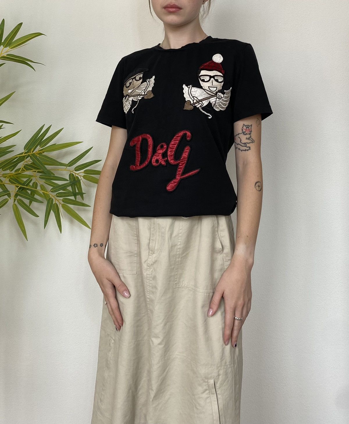 Dolce & Gabbana DOLCE & GABBANA ANGELS TEE Size L / US 10 / IT 46 - 6 Thumbnail
