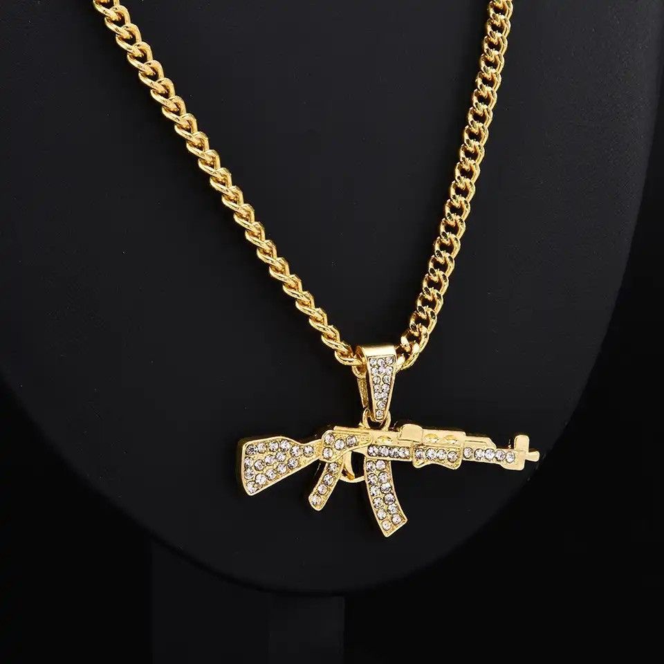 Jewelry 40cm Cuban Link Chain Necklace Size ONE SIZE - 1 Thumbnail
